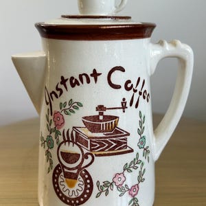 Vintage Instant Coffee Canister – Vintage Coffee Decor, Coffee Lover Gift, Coffee House Decor, Inviting Airbnb Decor