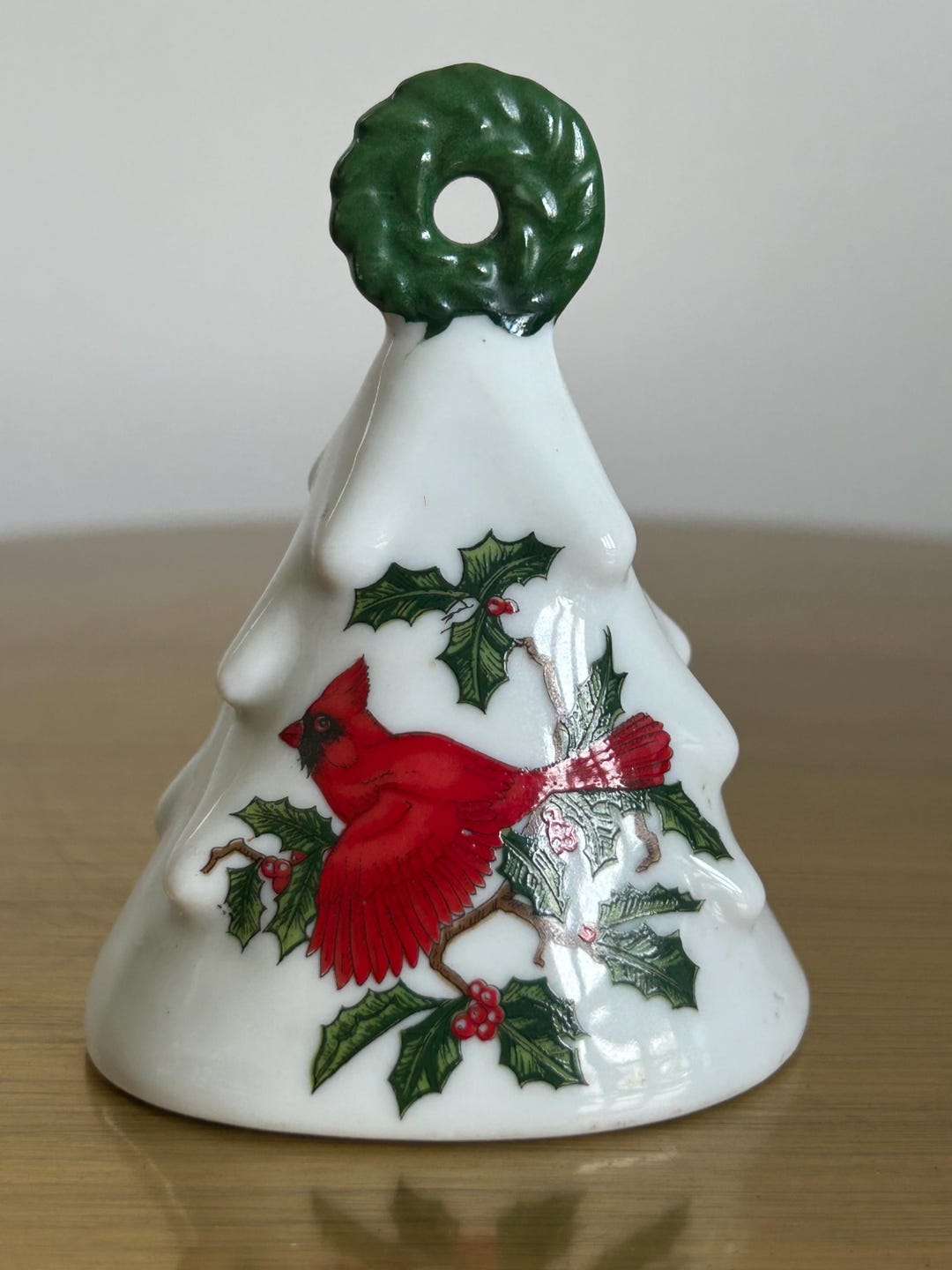 Vintage Lefton Cardinal Christmas Bell 1205, Christmas Bell, Vintage ...