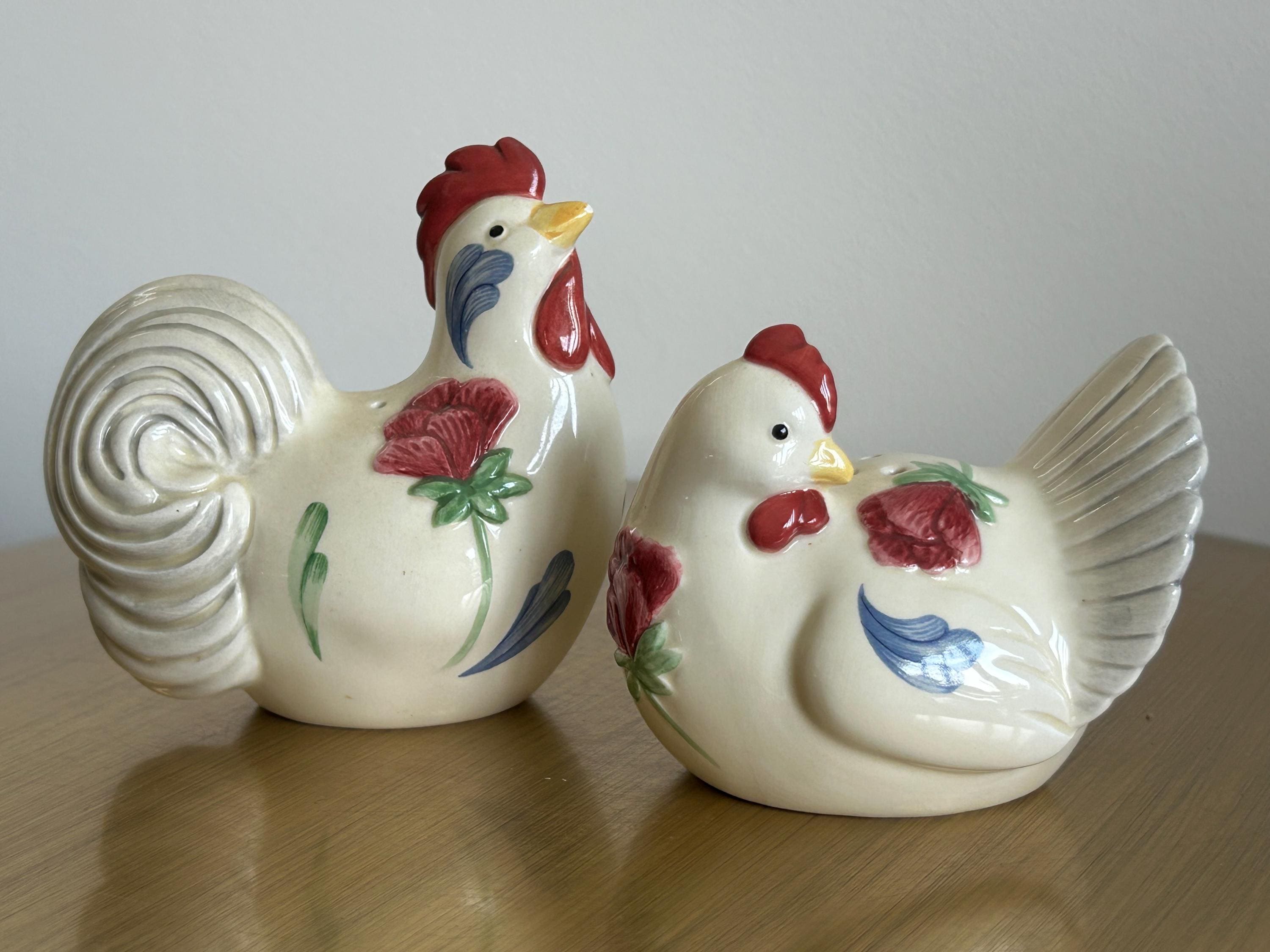 Vintage Lenox Poppies on Blue Rooster - Etsy
