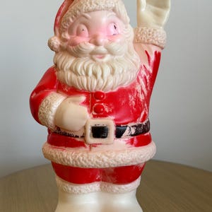 Vintage Santa Claus Christmas 1960 Squeaky Toy