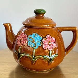 Vintage Floral Japan Teapot