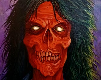 Halloween 1989: Death Metal (original painting)