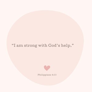 Affirmations bibliques numériques, Cartes de dévotion, Cartes de confiance en soi pour enfant, Outils d'estime de soi, Notes de boîte à lunch, Carte de versets bibliques, Bible