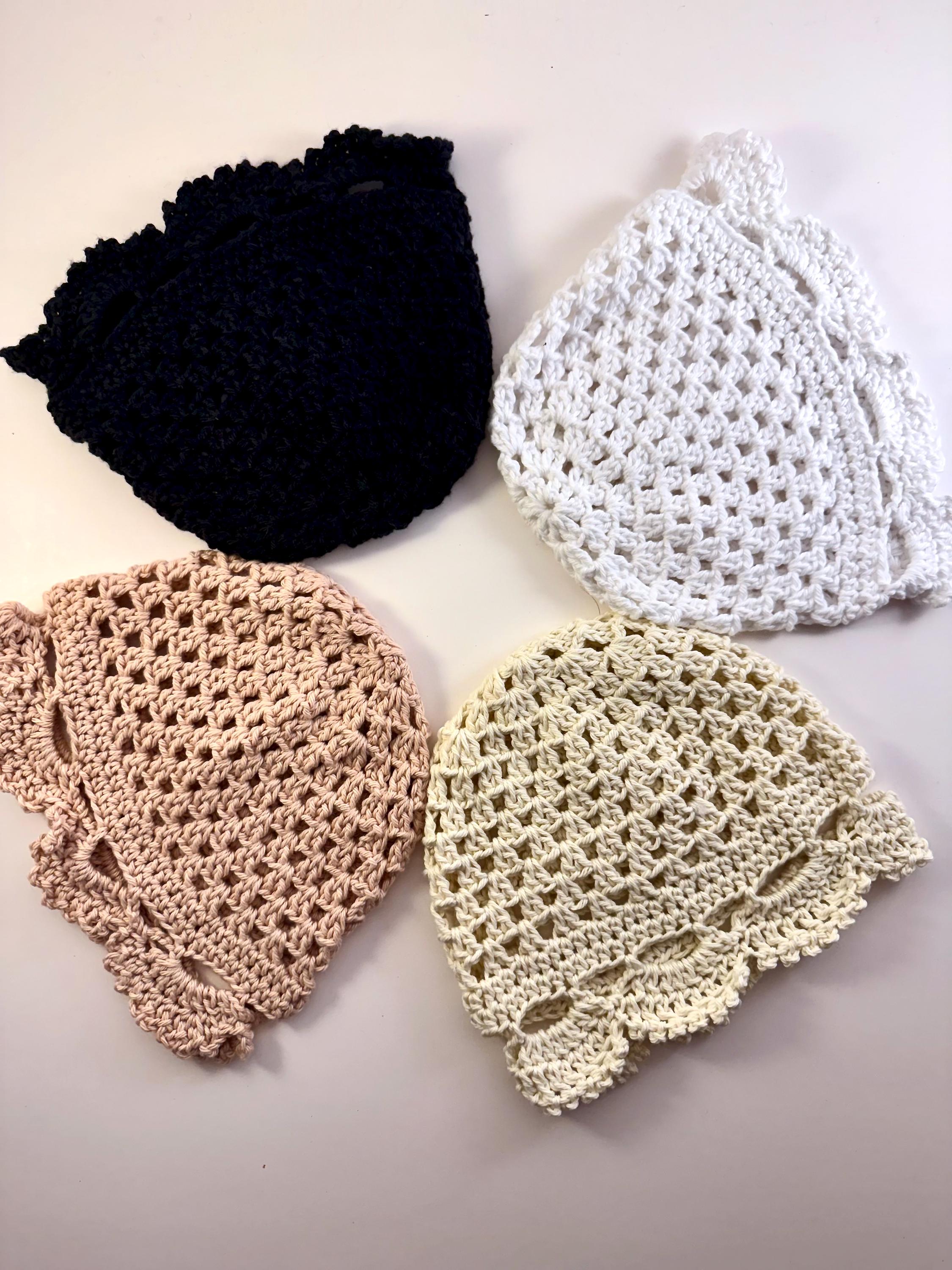 Custom Color 1920s Crochet Cloche Hat | Vintage Style Cotton  display picture 2