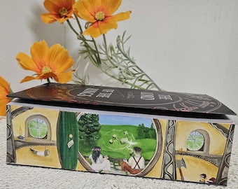 Custom Request! Commission book painted book edge special edition book shelf art custom book fore edge art personal gift book unique gift