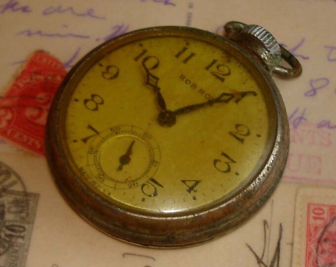 Vintage Rob Roy Pocket Watch Etsy
