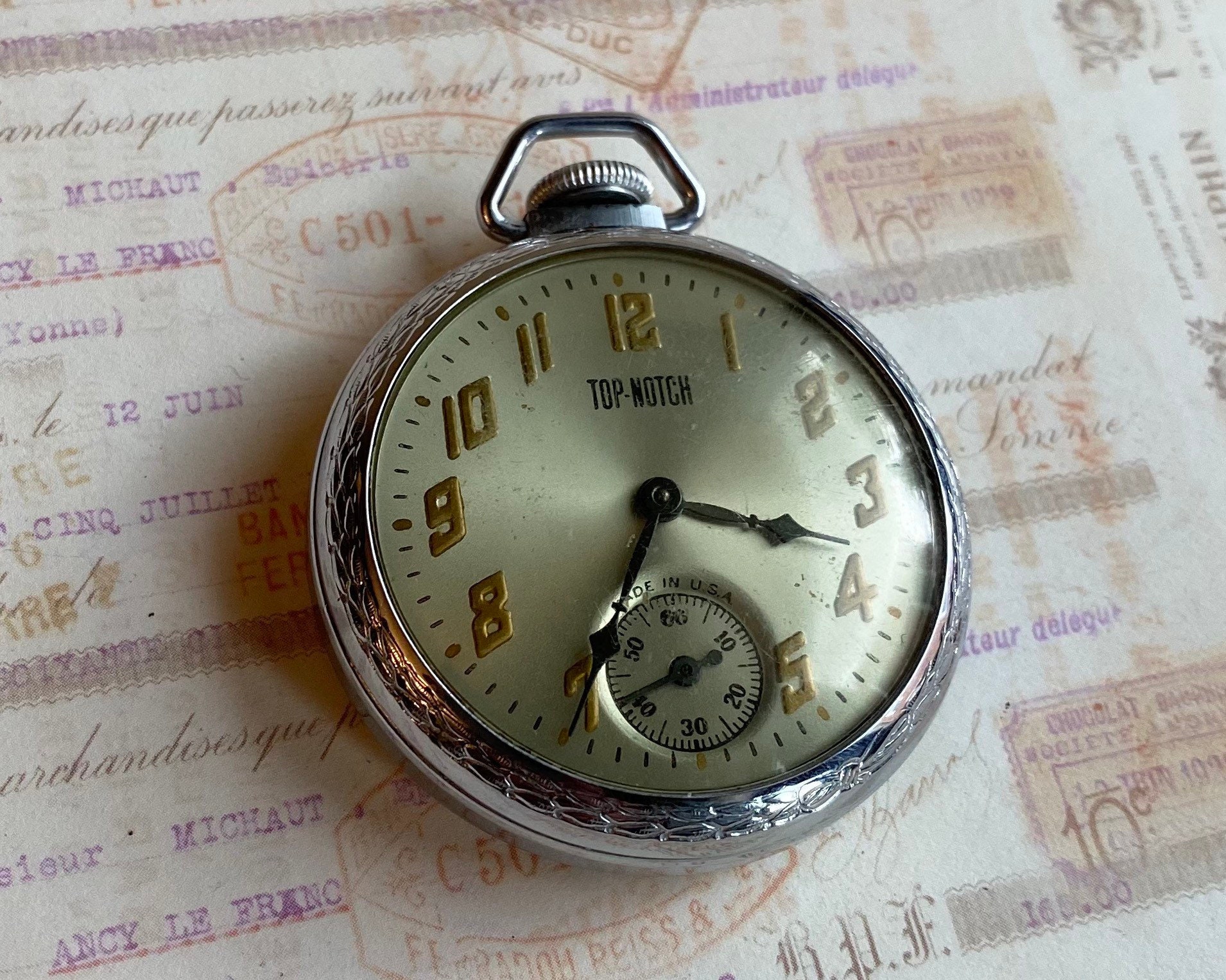 Top notch pocket best sale watch