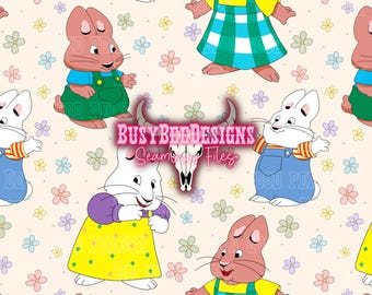Max and Ruby (and friends) - digital art seamless file