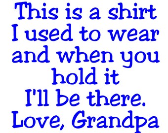 This is a shirt I used to wear Grandpa SVG  PDF PNG Eps Dxf File -  Welcome