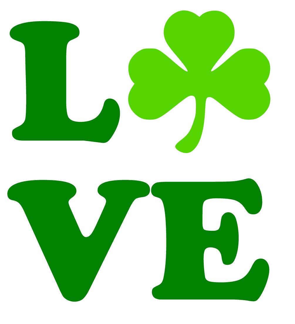 Download Shamrock Love Svg - Layered SVG Cut File