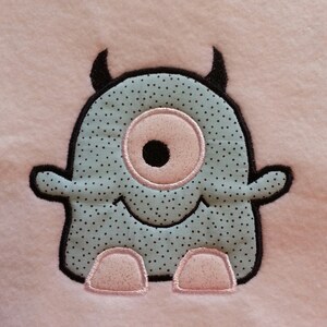 Monster  Applique  Design - 3 Sizes - Custom Designs Welcome