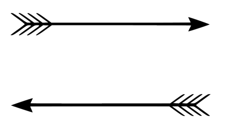 Arrows SVG PDF PNG File Custom Designs Wording Welcome | Etsy