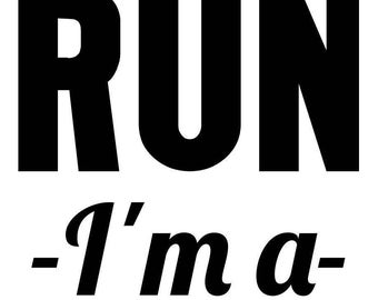 I Can't Run I'm A Mermaid  SVG  PDF PNG Jpg File Dxf, Eps  -  Welcome Silhouette- Cricut Compatible