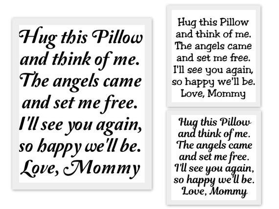 Download Hug This Pillow And Think Of Me 3 Fonts Svg Pdf Png Eps Etsy