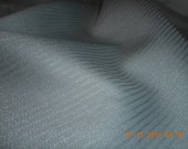 Light Color Teal Stripped Fabric - 5 yards