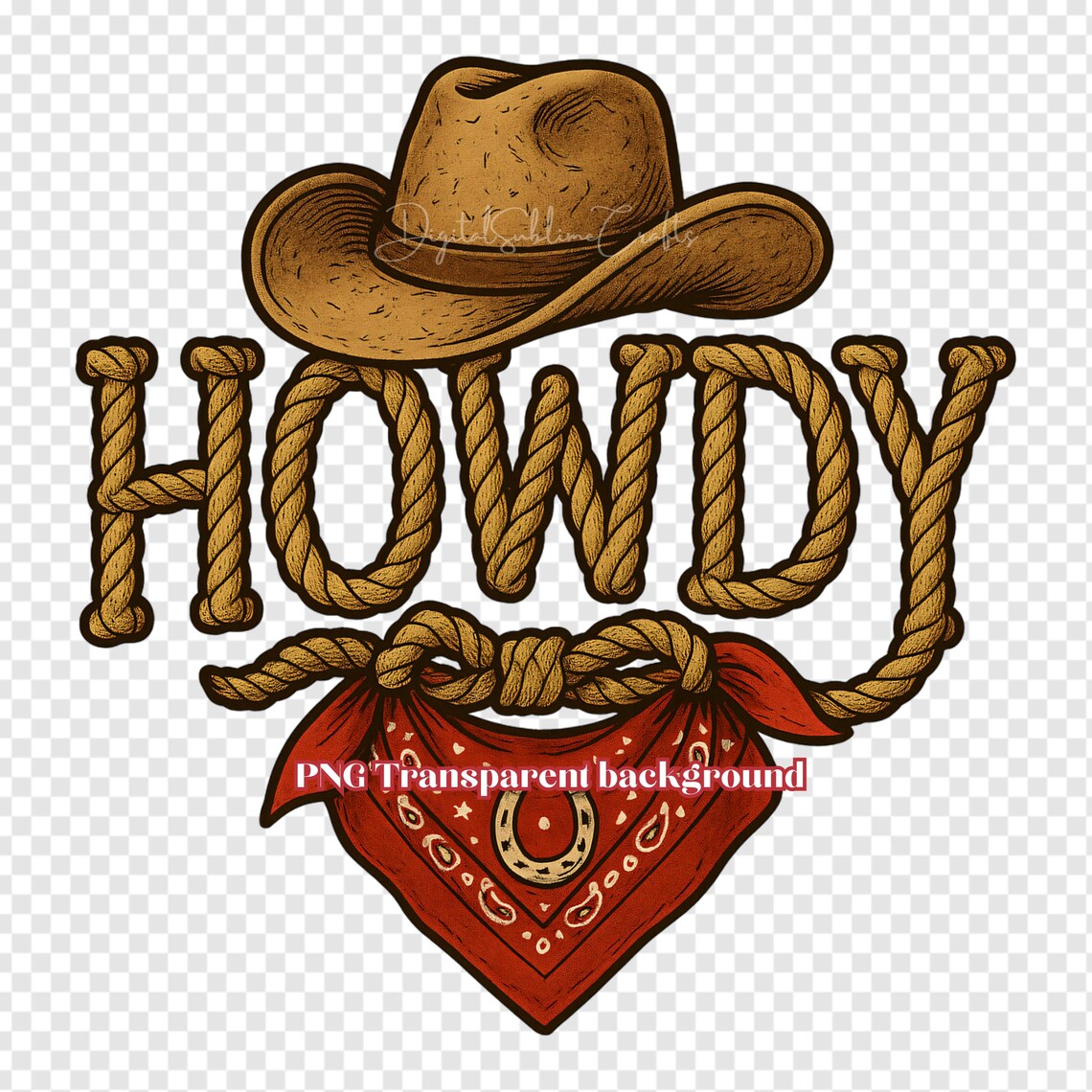 Howdy Cowboy Canvas Cap