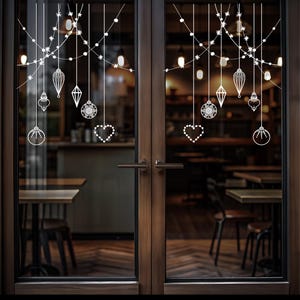 WINTER WINDOW GARLAND | Png PDF