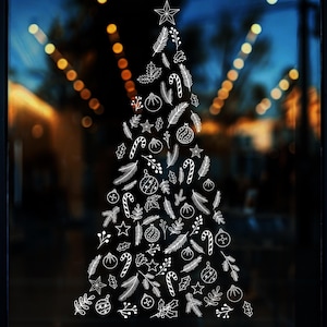 Modelo de Marcador de Giz para Árvore de Natal | PNG Pdf