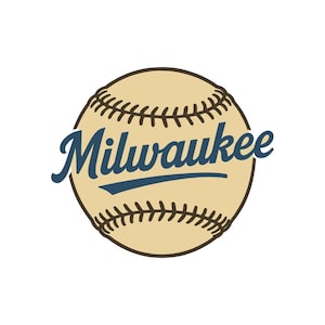 Milwaukee Baseball Vintage Ball – Old School Baseball Memorabili