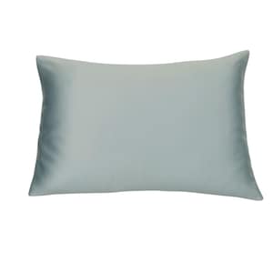 Kussensloop moerbeizijde, zacht, glad, anti-rimpel, handgemaakte kussensloop, zachte blauwe zijden kussensloop, luxe cadeau voor haar, huid en haar