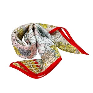100% Mulberry Silk Scarf Classic Luxurious Silk Scarf Women Silk Bandana Neckerchief Head Scarf Elegant Timeless Silk Scarf