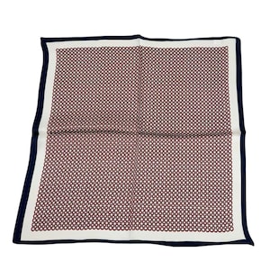 100% Mulberry Silk Scarf Classic Luxurious Silk Scarf Maroon Women Silk Bandana Neckerchief Head Scarf Elegant Timeless Silk Scarf
