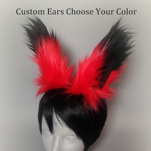 Rabbit Ears - Bunny Ears - Faux Fur Animal Ears - Faux Fur Fox Ears - Bunny Cosplay - Furry Cosplay - Anime Ears