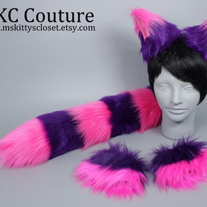 Big Cheshire Cat Costume, Cheshire Cat Ears,  Cheshire Cat Tail. Cheshire Cosplay,  Anime Cosplay, Halloween Costume, Fursona