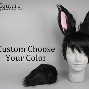 Rabbit Costume - Rabbit Ears and Tail - Bunny Costume - Bunny Ears and Tail