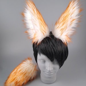 Amber "Candy" Bunny Ears and Bunny Tail -  Rabbit Ears and Rabbit Tail - Cosplay - Furry - Halloween Costume
