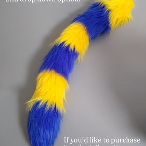 Ankha Ears and Tail Striped Cat Tail Animal Cosplay Cheshire Cat Costume image 4