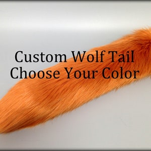 Wolf Cosplay Tail, Furry Tail, Custom Costume, Furry Cosplay, Faux Wolf Tail, Animal Cosplay