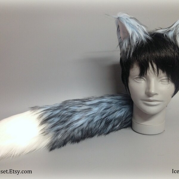Realistic Wolf Ears and Tail - Etsy