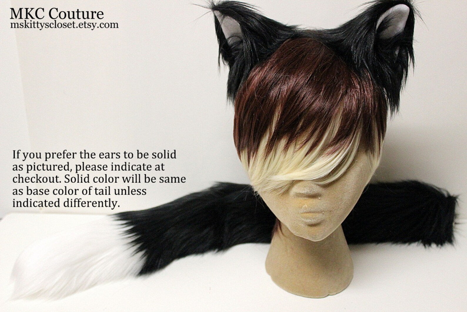 Cat Costume Cat Ears and Tail Anime Cosplay Furry Etsy