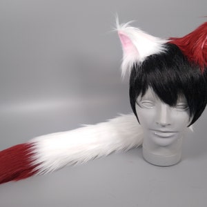 Todoroki Costume Todoroki Cat Ears Cat Ears Cat Costume - Etsy