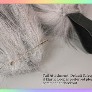 Ankha Ears and Tail Striped Cat Tail Animal Cosplay Cheshire Cat Costume image 6