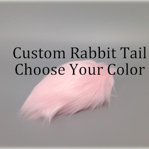 Rabbit Tail - Choose Your Color - Bunny Tail - Rabbit Costume - Bunny Costume - Anime - Cosplay - Halloween