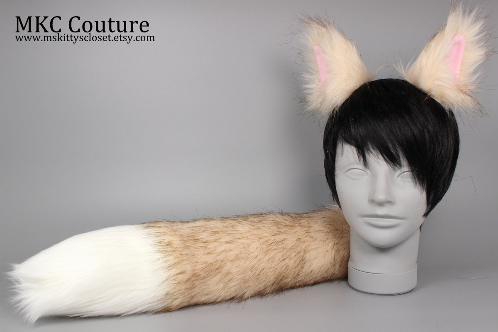 Arctic Wolf Halloween Costume Wolf Ears and Tail Fox Ears Etsy