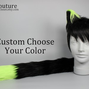 Cat Costume - Cat Ears and Tail - Anime, Cosplay, Furry, Fantasy, Burning Man