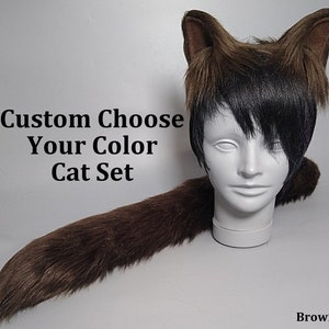 Cat Costume - Cat Ears and Tail -  Anime, Fantasy, Cosplay. Burning Man