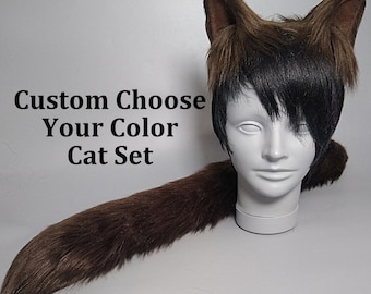 Cat Costume - Cat Ears and Tail -  Anime, Fantasy, Cosplay. Burning Man