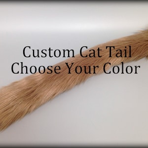 Cat Tail - Cat Costume  - Anime Tails - Furry Cosplay - Faux Fur Cat Tail-