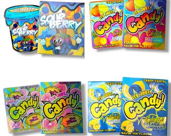 Custom made empty Box with Bags 3.5g size