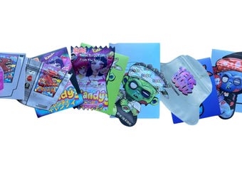 Custom made empty Box with Bags 3.5g size