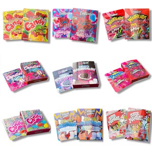 Custom made empty Box with Bags 3.5g size