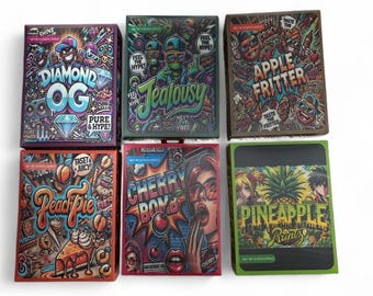 Custom made empty  3D Box with Bags 3.5g size