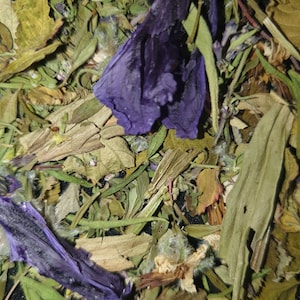 Miscellaneous words Herbal tea - Thyme, plantain, bramble, lemon thyme, hyssop, mallow, borage