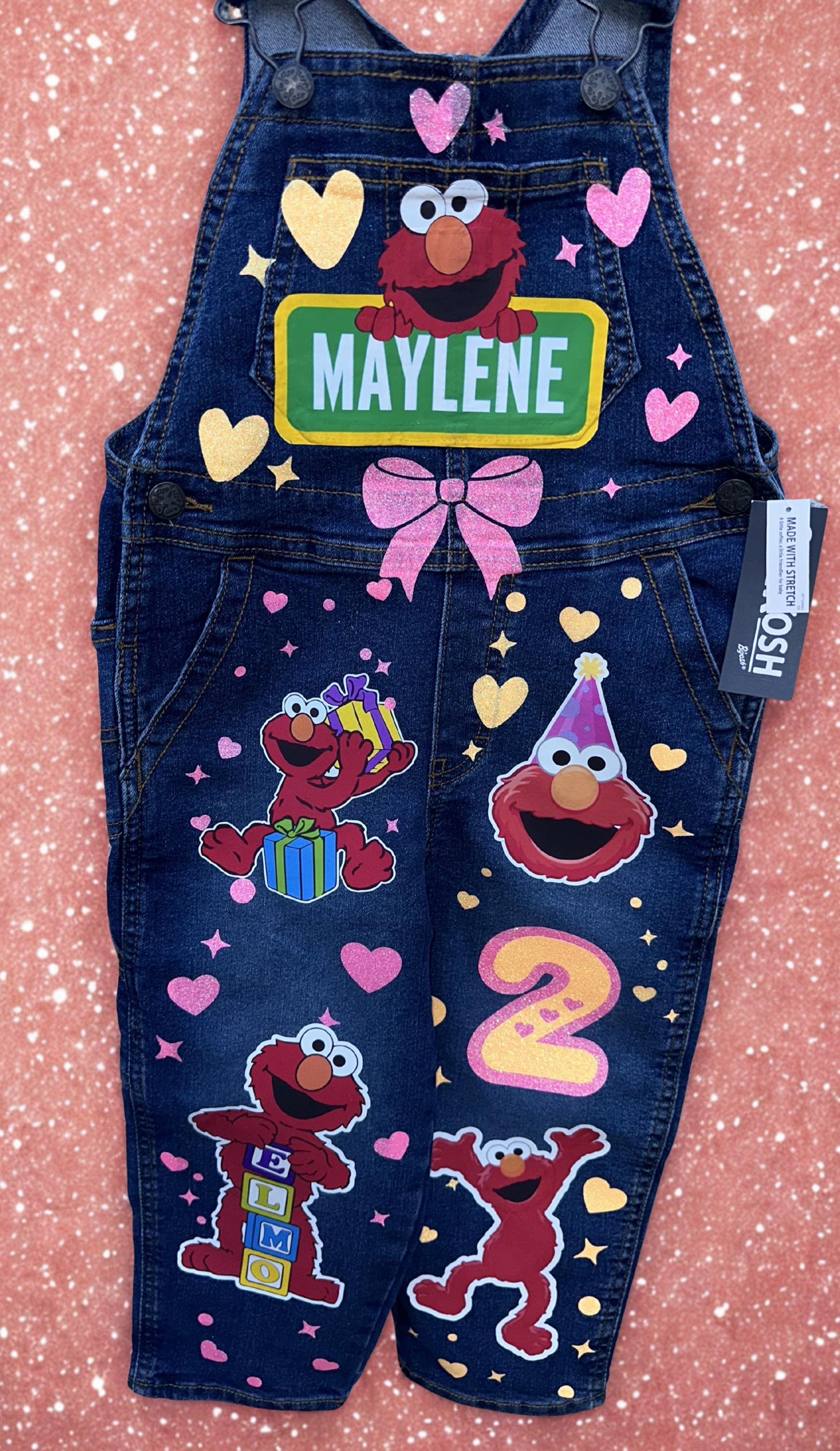 Elmo Themed Baby Dress - Etsy