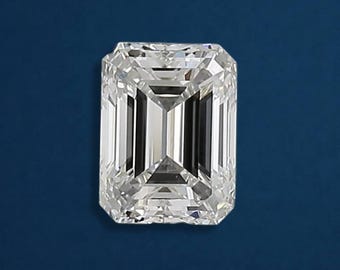 IGI Certified Lab Grown Emerald Cut Diamond, Colorless CVD Diamond, Loose Diamonds