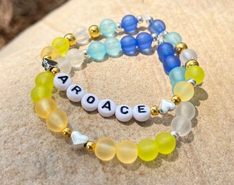 AroAce Pride Flag Bracelet